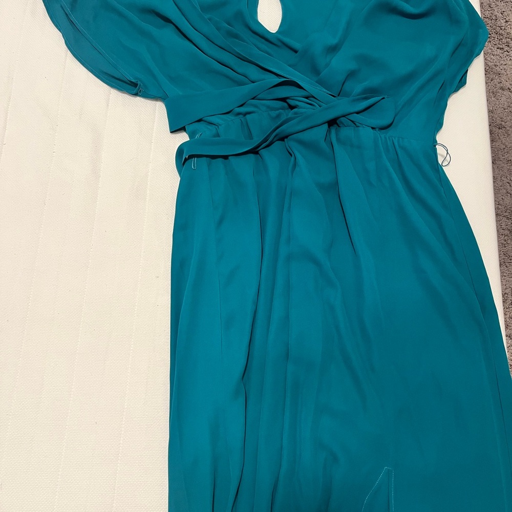 Macy's Teal Maxi Dress